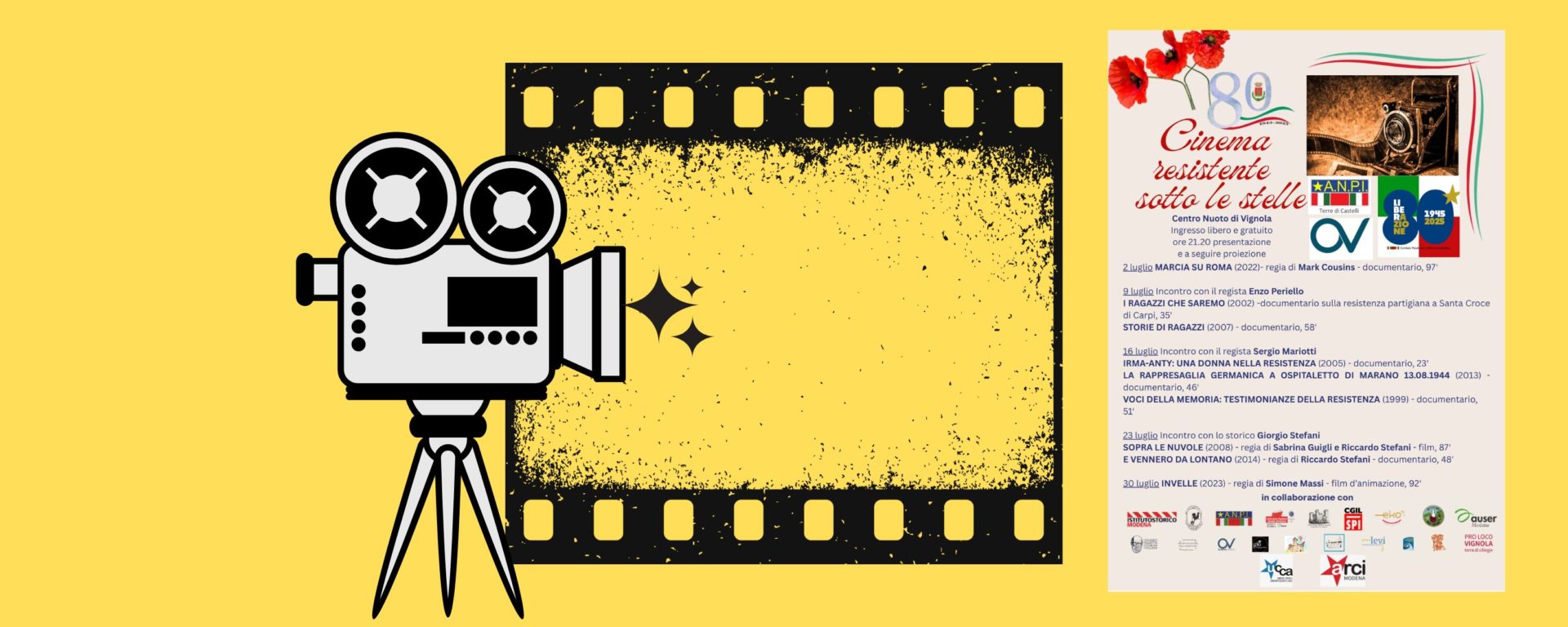 Cinema resistente sotto le stelle