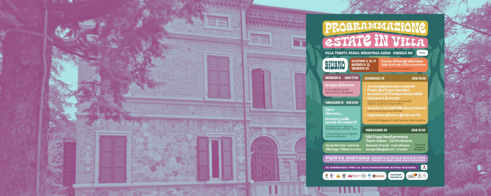 Estate in villa: gli appuntamenti di giugno