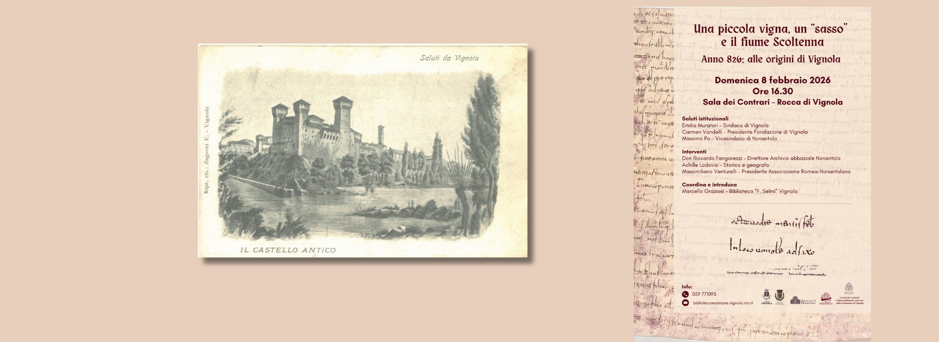 Una piccola vigna, un “sasso” e il fiume Scoltenna – Anno 826: alle origini di Vignola