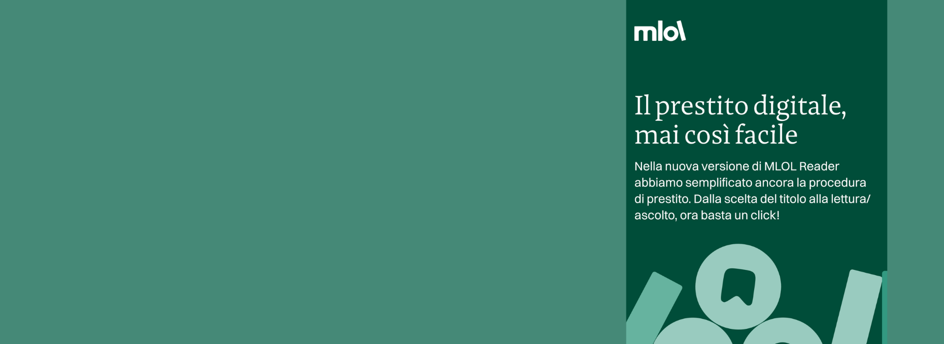 Arriva la nuova MLOL Reader. leggere ebook diventa più veloce, semplice e accessibile