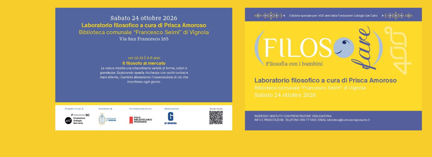 Filosofare torna in biblioteca